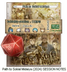 Path to Sokial Midaiya (2024) DnD Campaign Session Notes